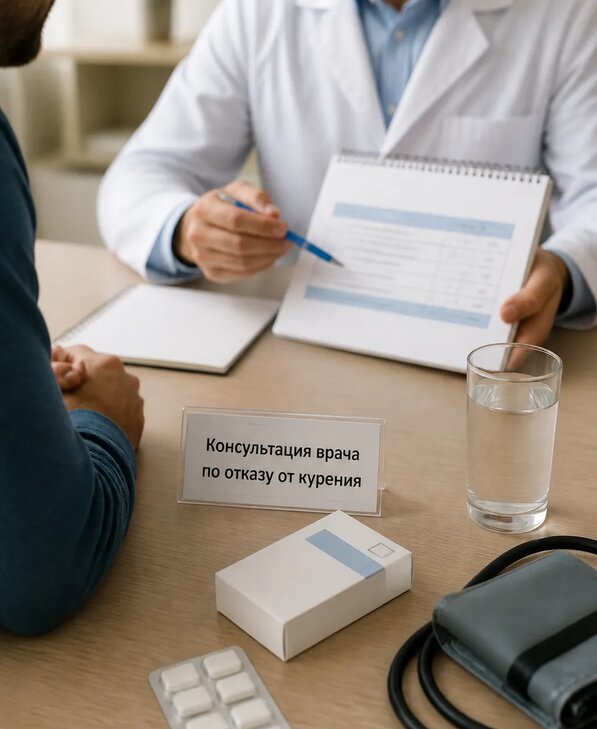 Консультация врача по отказу от курения для взрослых в Клине